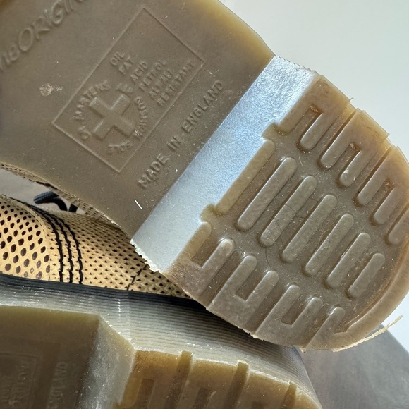 Dr Martens 1460 - Size 8 (UK 6) - Beige Snakeskin - Vintage - Made in England - Picture 10 of 11